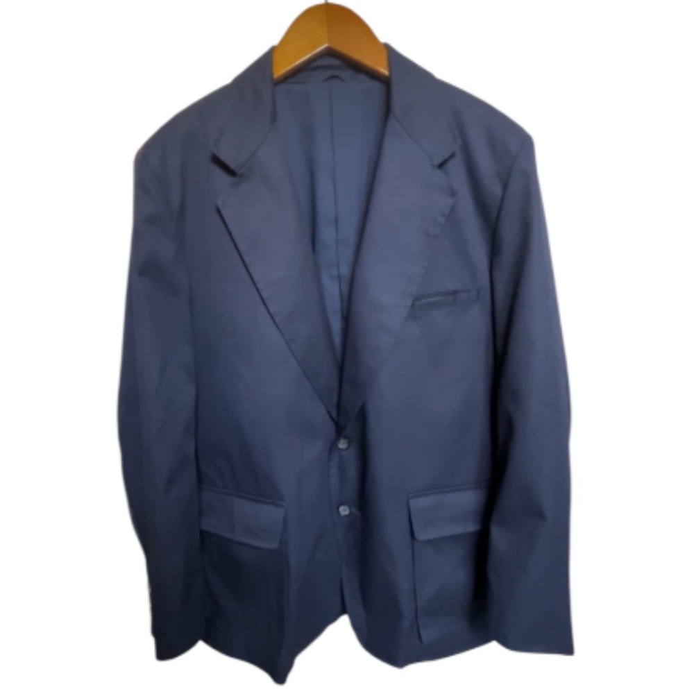 Vintage Tilley Endurables Traveller’s Jacket 2 Button Blazer Mens 44 Navy Blue